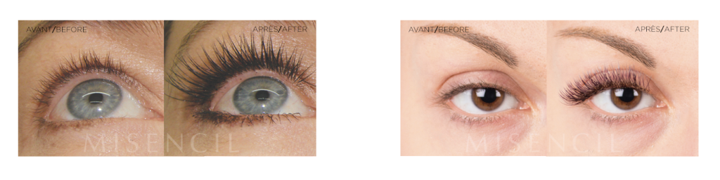 wimperextensions and contact lenses