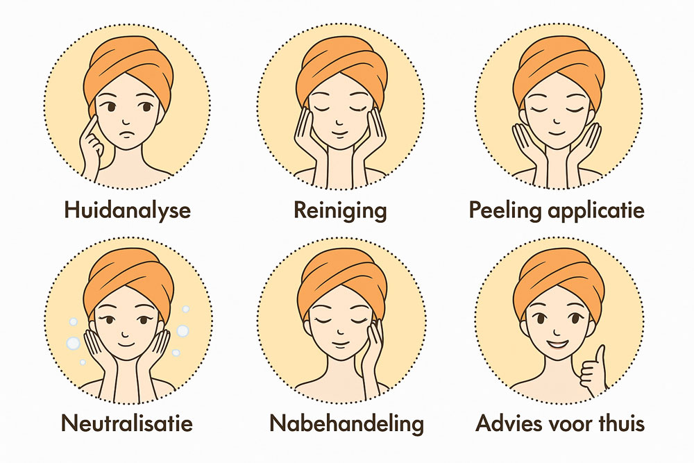 Peeling proces